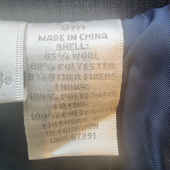 KOALA,wool boys size 9 month navy blue zip up and button up ( 2 layer)pea coat. - Picture 4 of 16